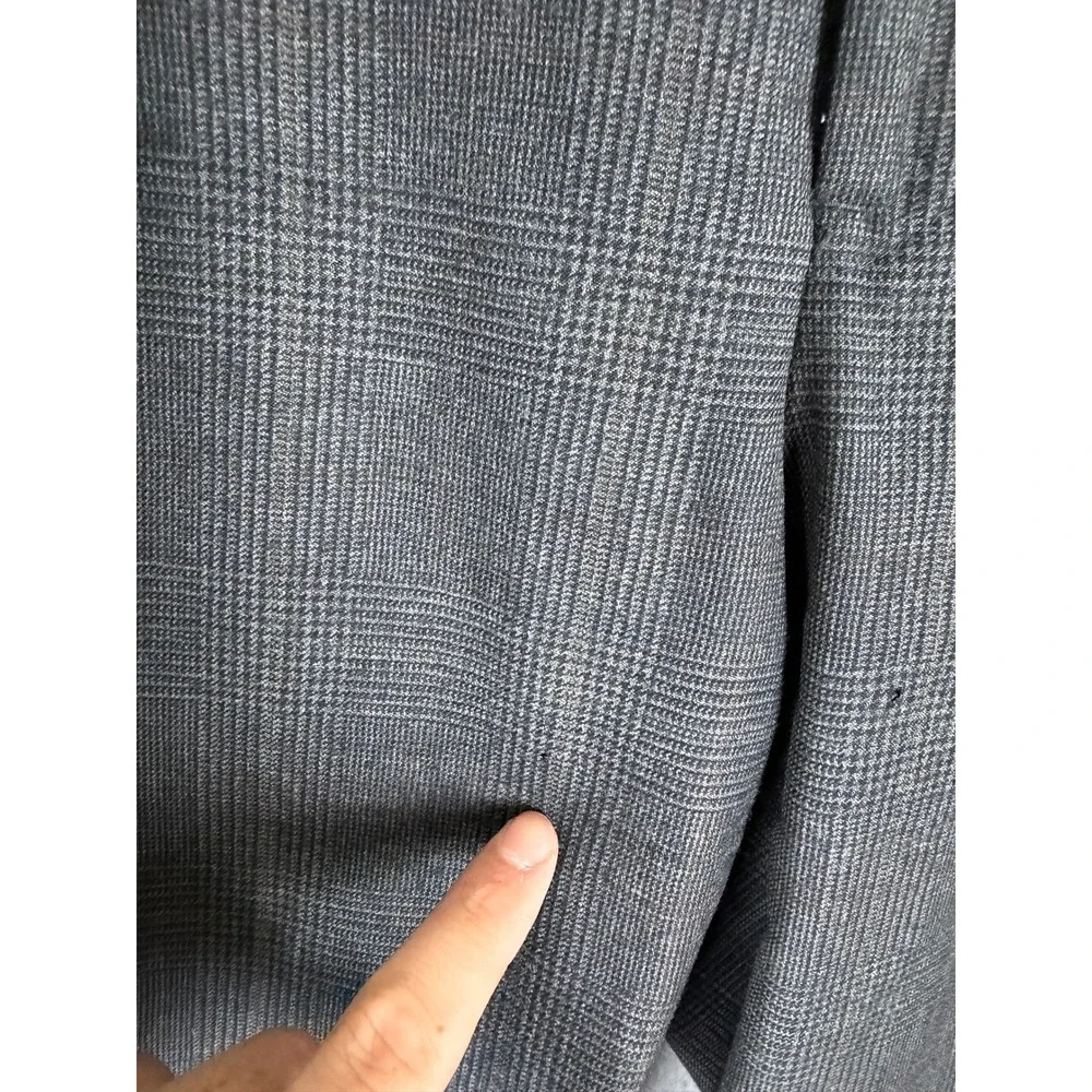 Brooks Brothers Mens 2 Piece Suit 40R 33x30.5 Grey Glen Plaid Pure Wool USA Made